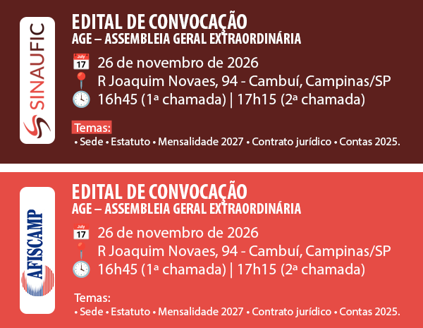 EDITAL DE CONVOCAÇÃO - AGE – ASSEMBLEIA GERAL EXTRAORDINÁRIA